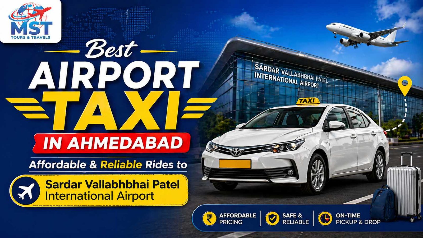 Best Airport Taxi in Ahmedabad: Affordable Rides to SVPI Airport