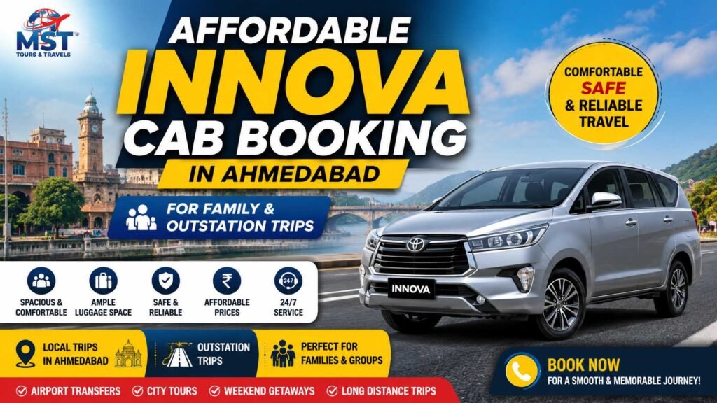 Affordable Innova Cab Booking in Ahmedabad