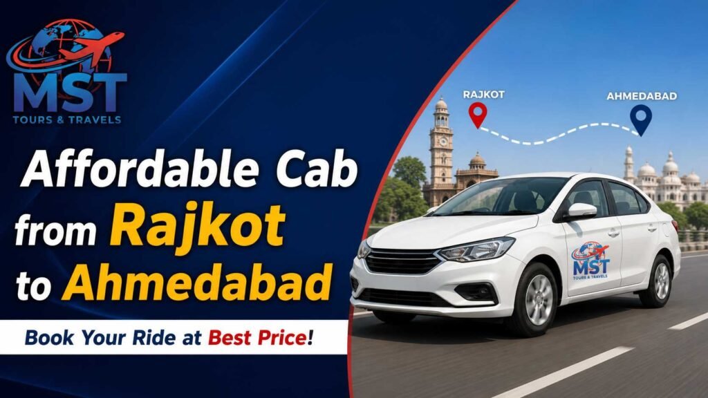 Cab from Rajkot to Ahmedabad