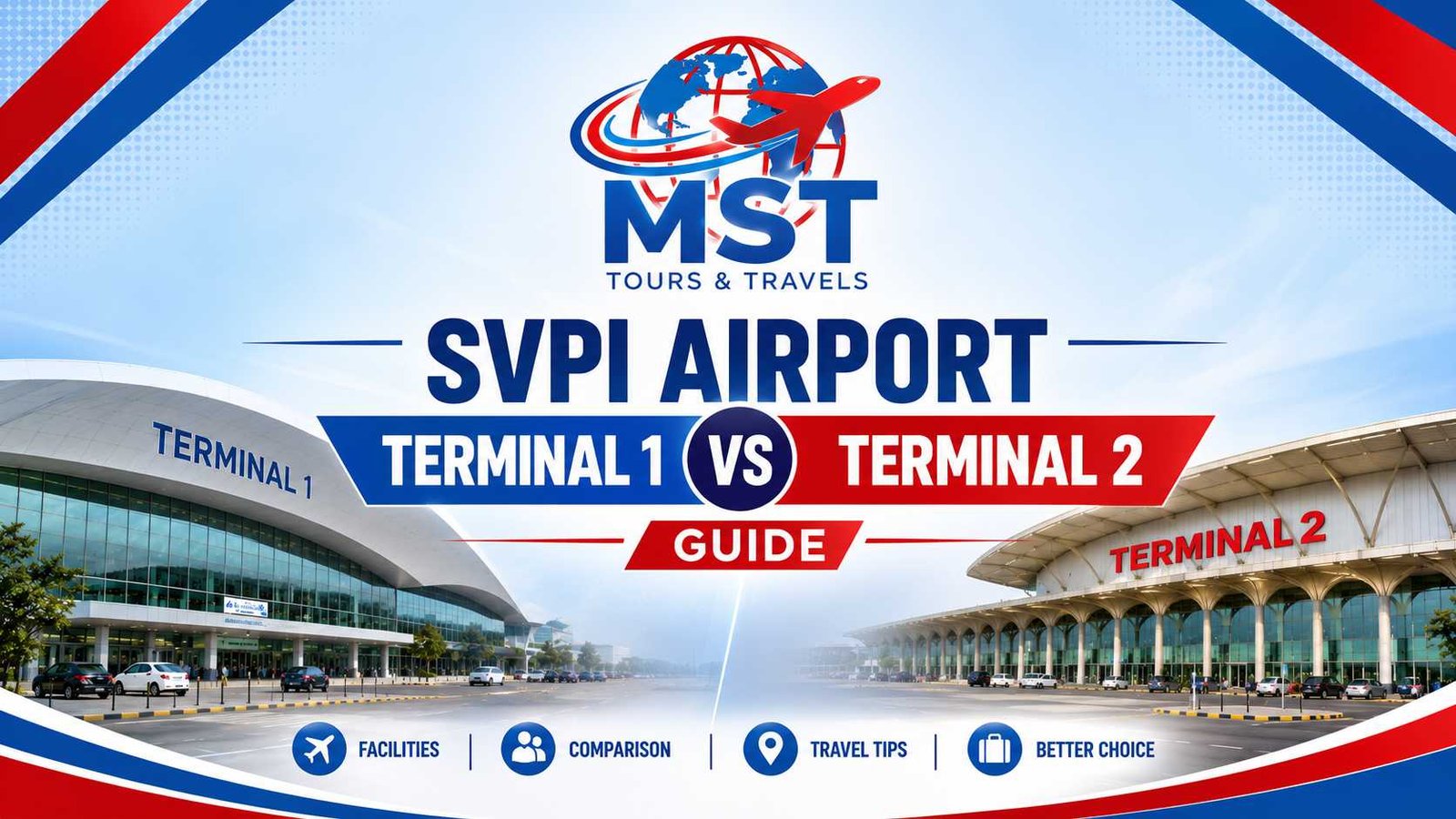 SVPI Airport Terminal 1 vs Terminal 2