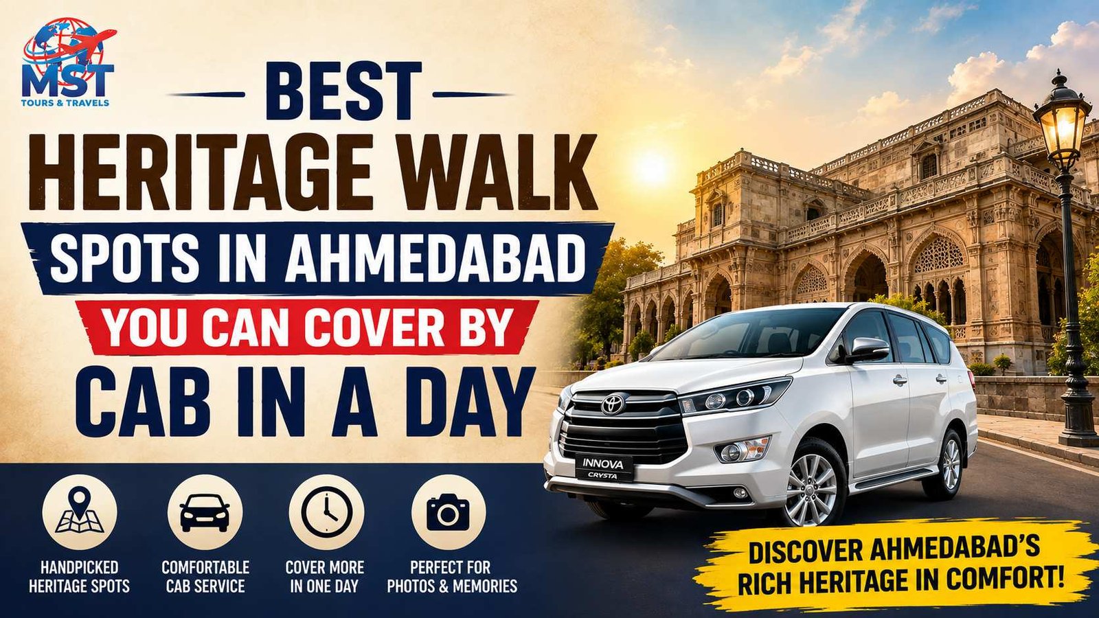 Best Heritage Walk Spots in Ahmedabad