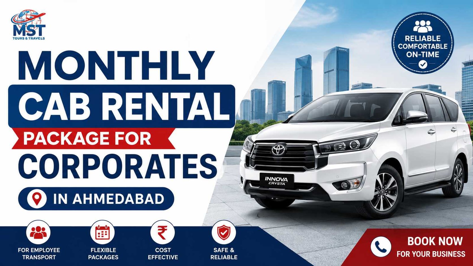 Monthly Cab Rental Package for Corporates in Ahmedabad