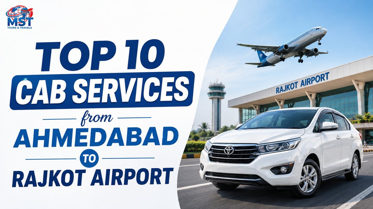 Top 10 Cab Services from Ahmedabad to Rajkot Airport